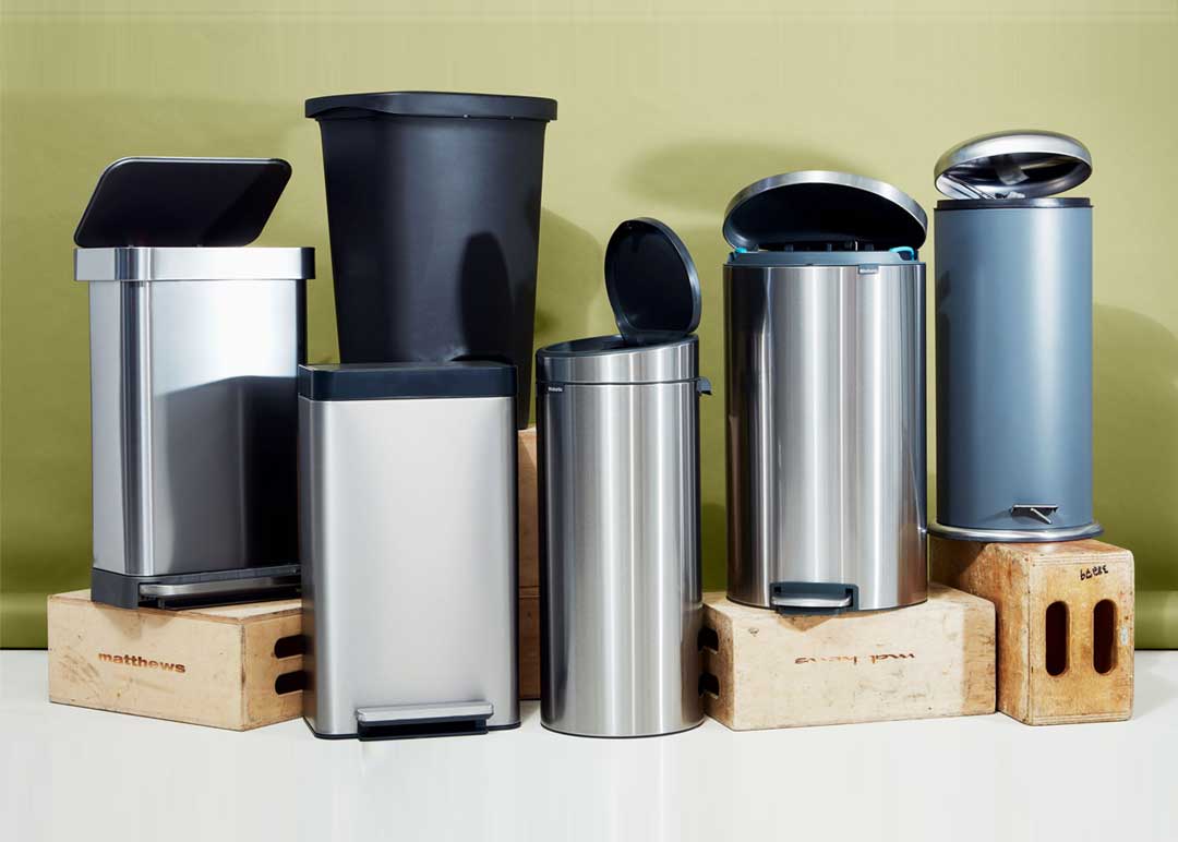 راهنمای خرید انواع سطل زباله خانگی